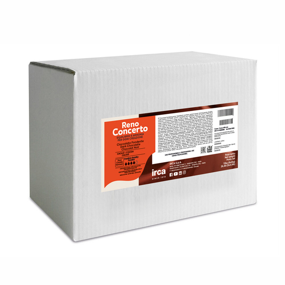 C/2X5KG CHOCOLADE RENO CONCERTO FONDENTE 58% (36/38) IRCA