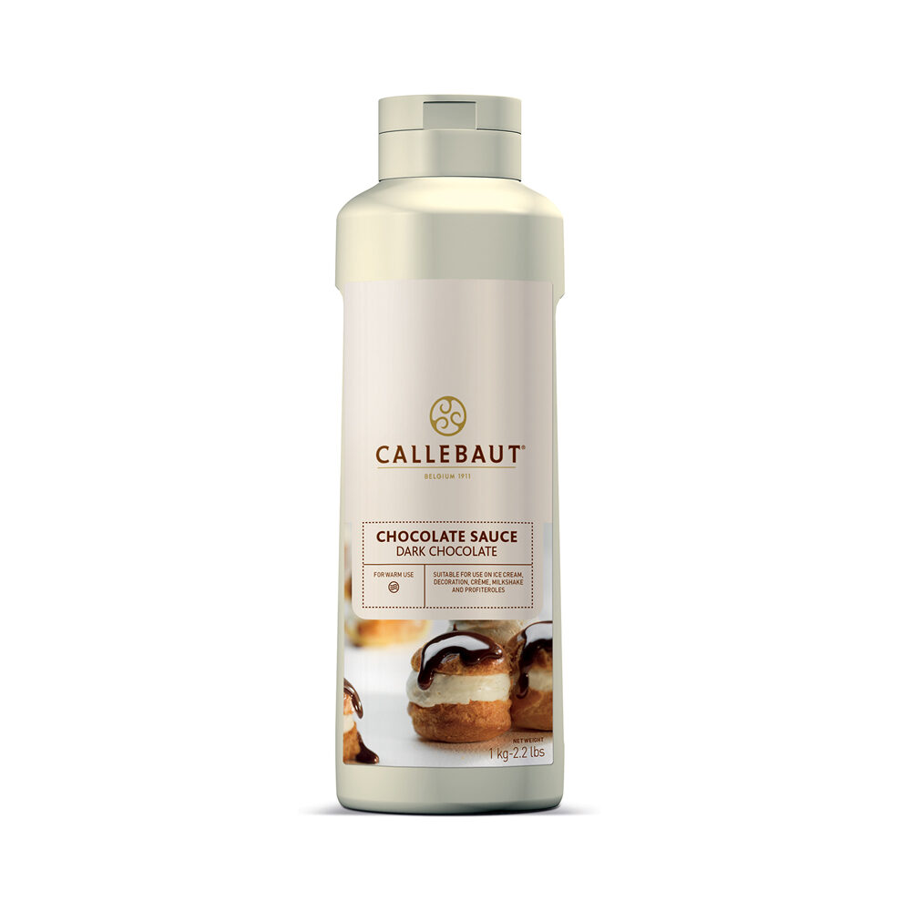 X 1L CHOCOLATE TOPPING SAUCE CALLEBAUT - TOD-6022-E4-Z38