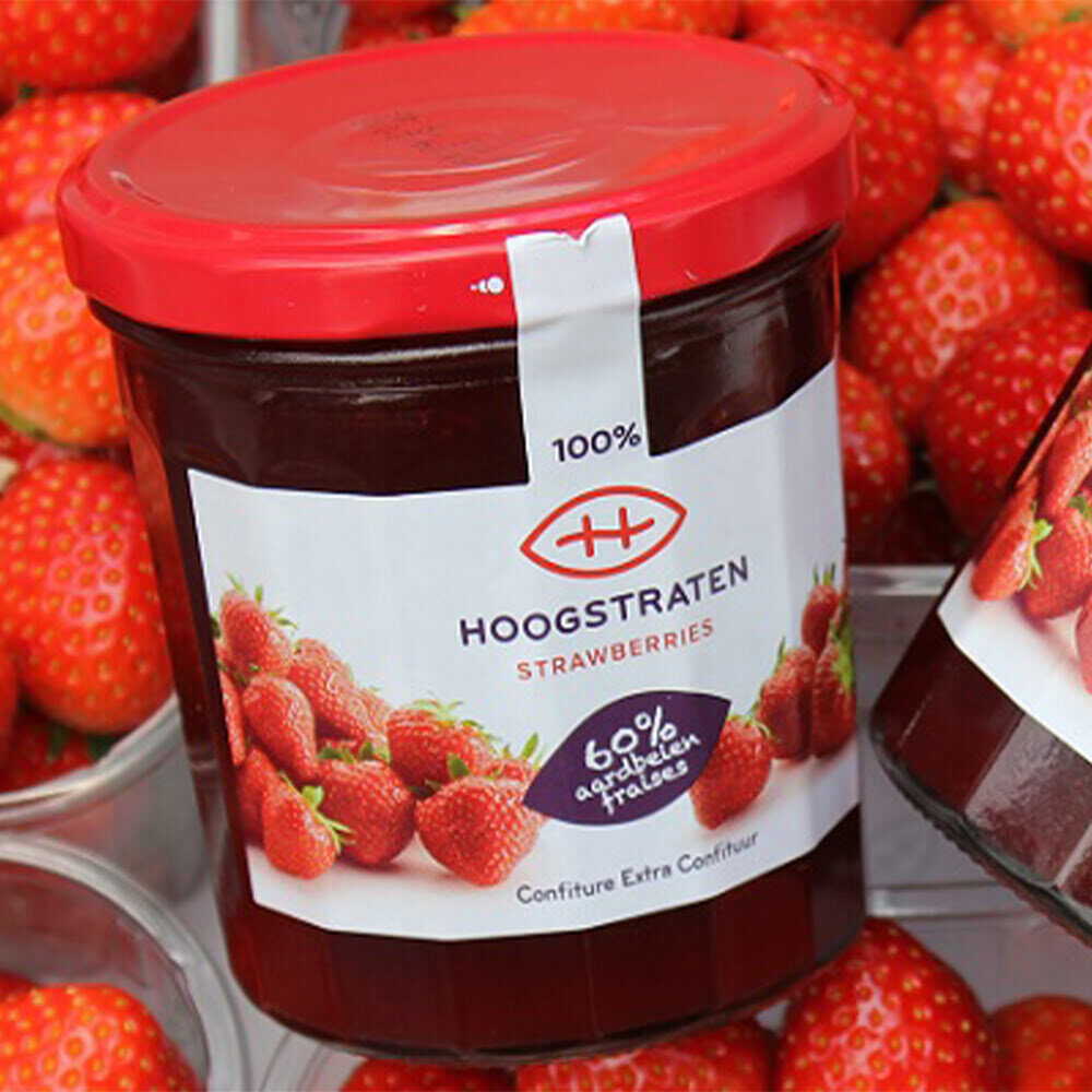 C/8X370G JAM HOOGSTRATEN STRAWBERRIES