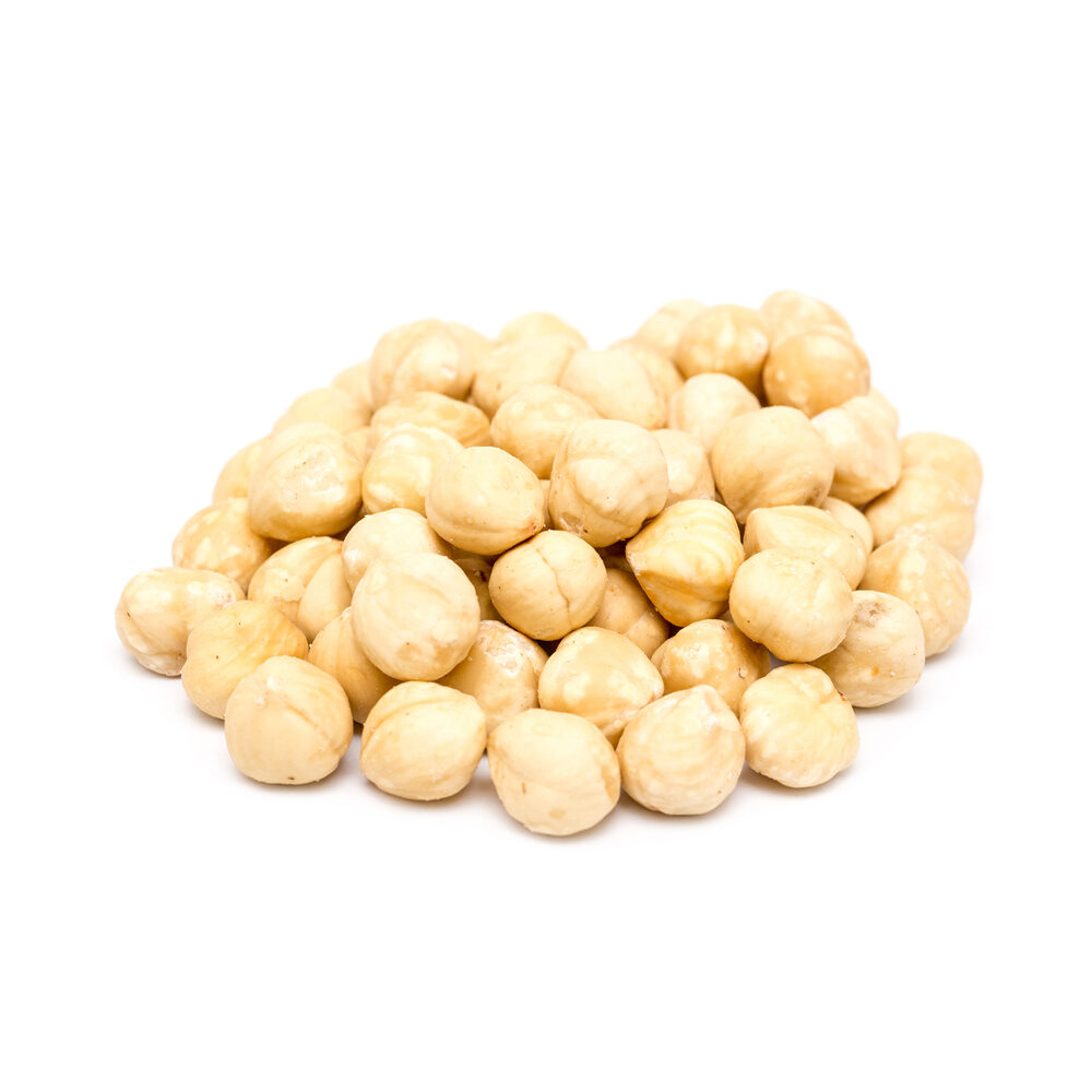 X10KG HAZELNUTS BLANCHED ROASTED WHITE 11-13MM