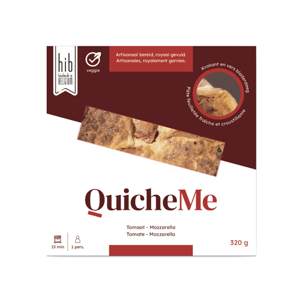 C/4PC QUICHE TOMATE MOZZARELLA Ø15CM 320G BOITE FRAIS