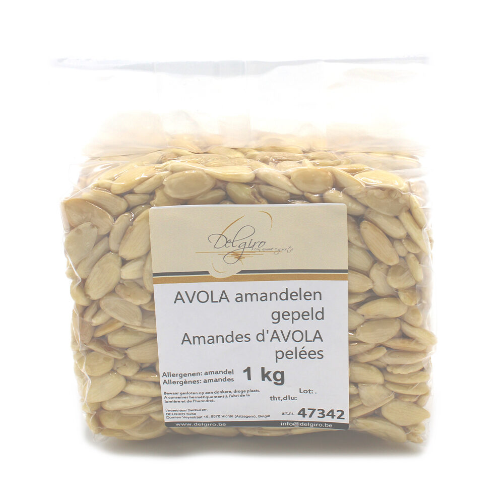 X1KG AMANDES AVOLA PELEES BLANCHES