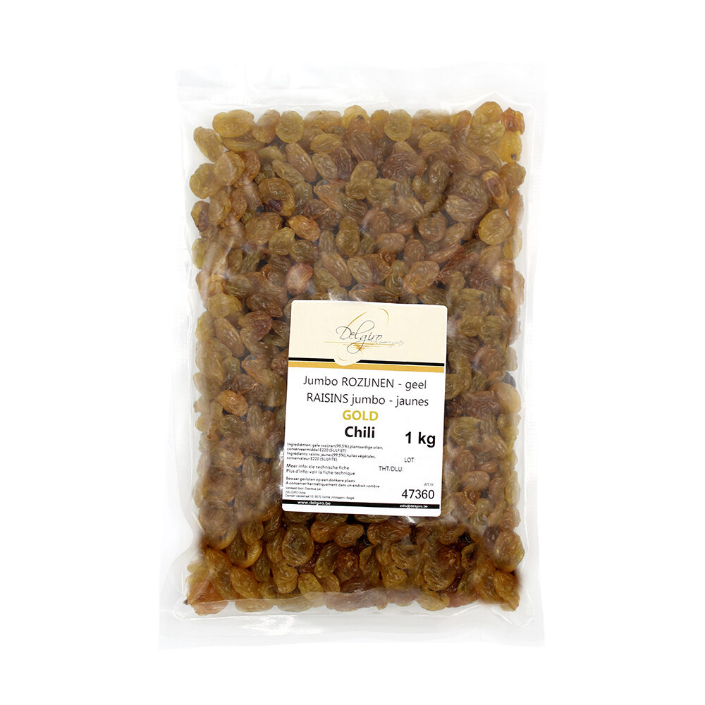 X1KG JUMBO RAISINS JAUNE CHILI