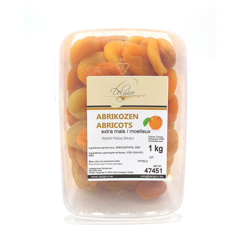 X1KG ABRICOTS MOELLEUX DELGIRO