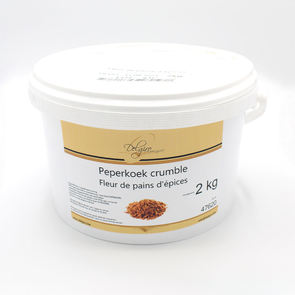 X2KG PEPERKOEK CRUMBLE DELGIRO