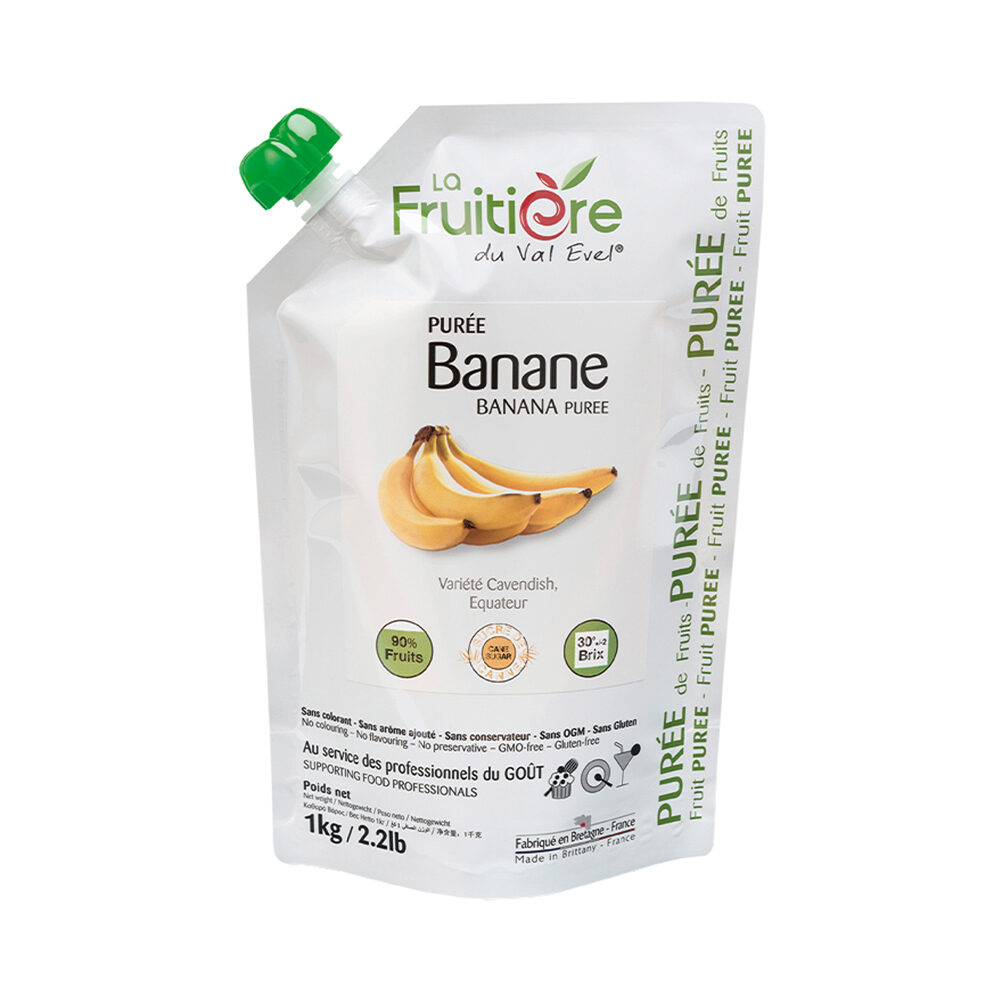 X1KG PUREE BANANE CAVENDISH 100% LA FRUITIERE