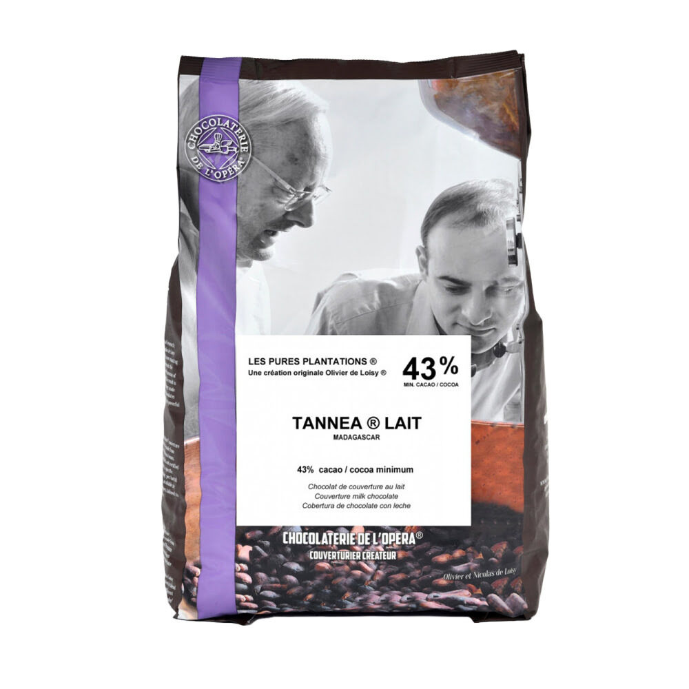 X5KG TANNEA 43 % ORIGINE MILK CHOCOLATE "OPÉRA" MADAGASCAR