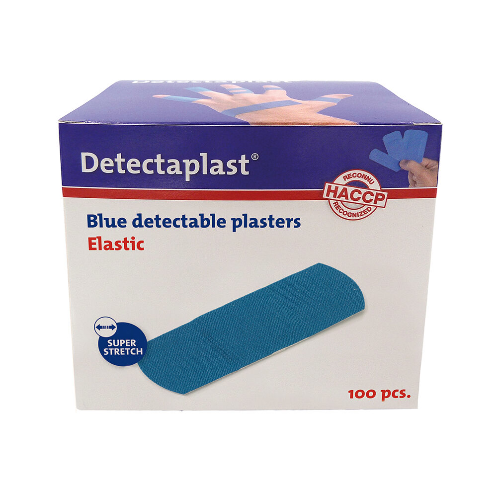 Pansements Plastiques Bleus Détectables Bout de Doigts 10 Pcs 