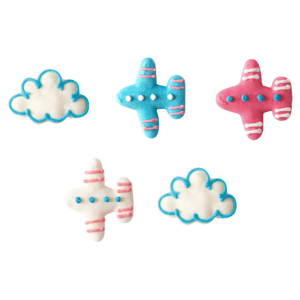 X240PC ASSORTMENT PLANE / CLOUD D.2,5CM SUGAR 51768