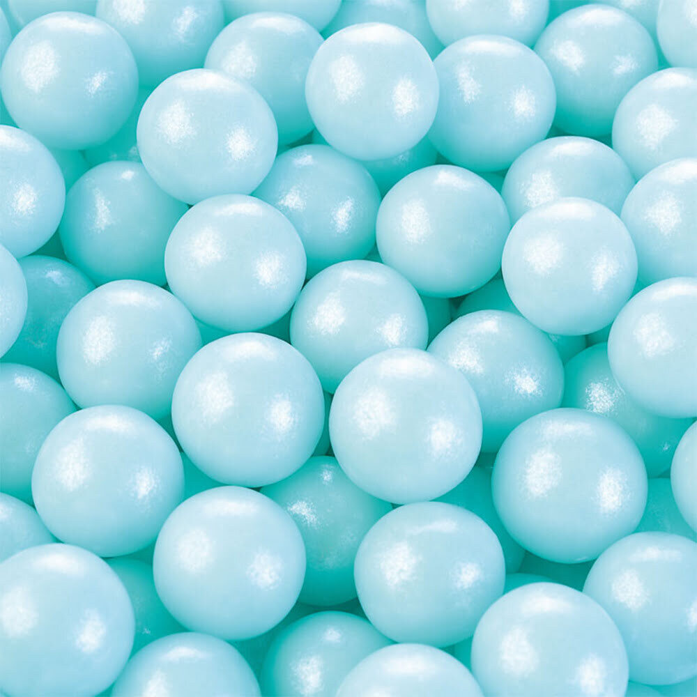 X800G SOFT PEARLS BIG BLAUW D.1CM SUIKER 57424