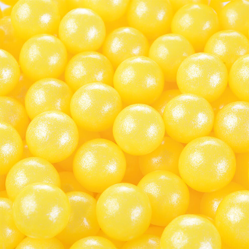 X800G SOFT PEARLS BIG JAUNE D.1CM SUCRE 57429