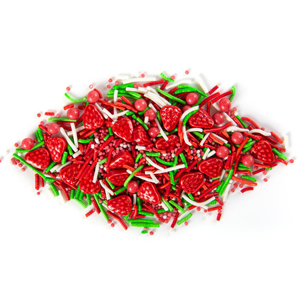 X500G SPRINKLES STRAWBERRY MIX SUGAR 61266