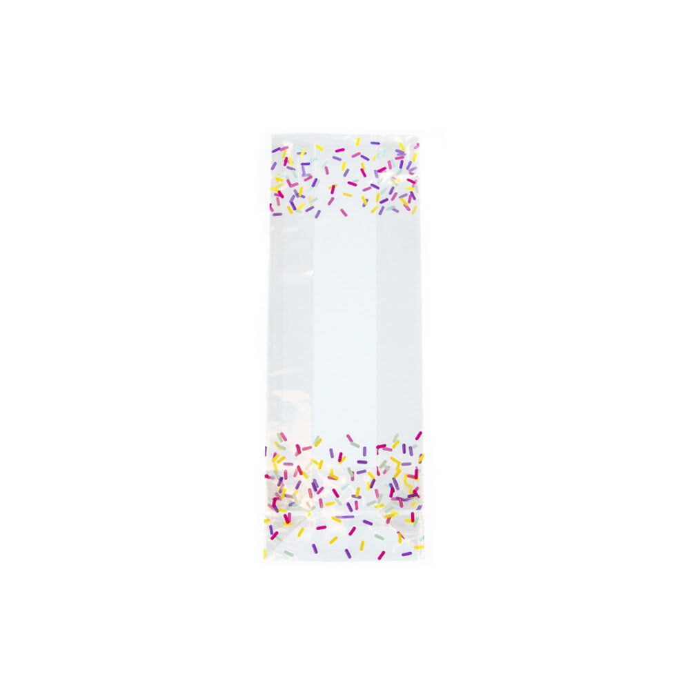 X50PC BAGS PP BLOCK-BOTTEM SPRINKLES 100+60X280MM