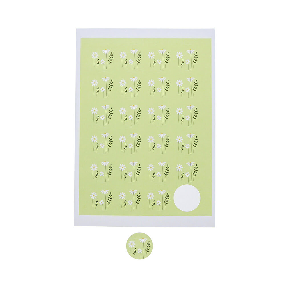 X120PCS STICKERS MARGRIET 4CM