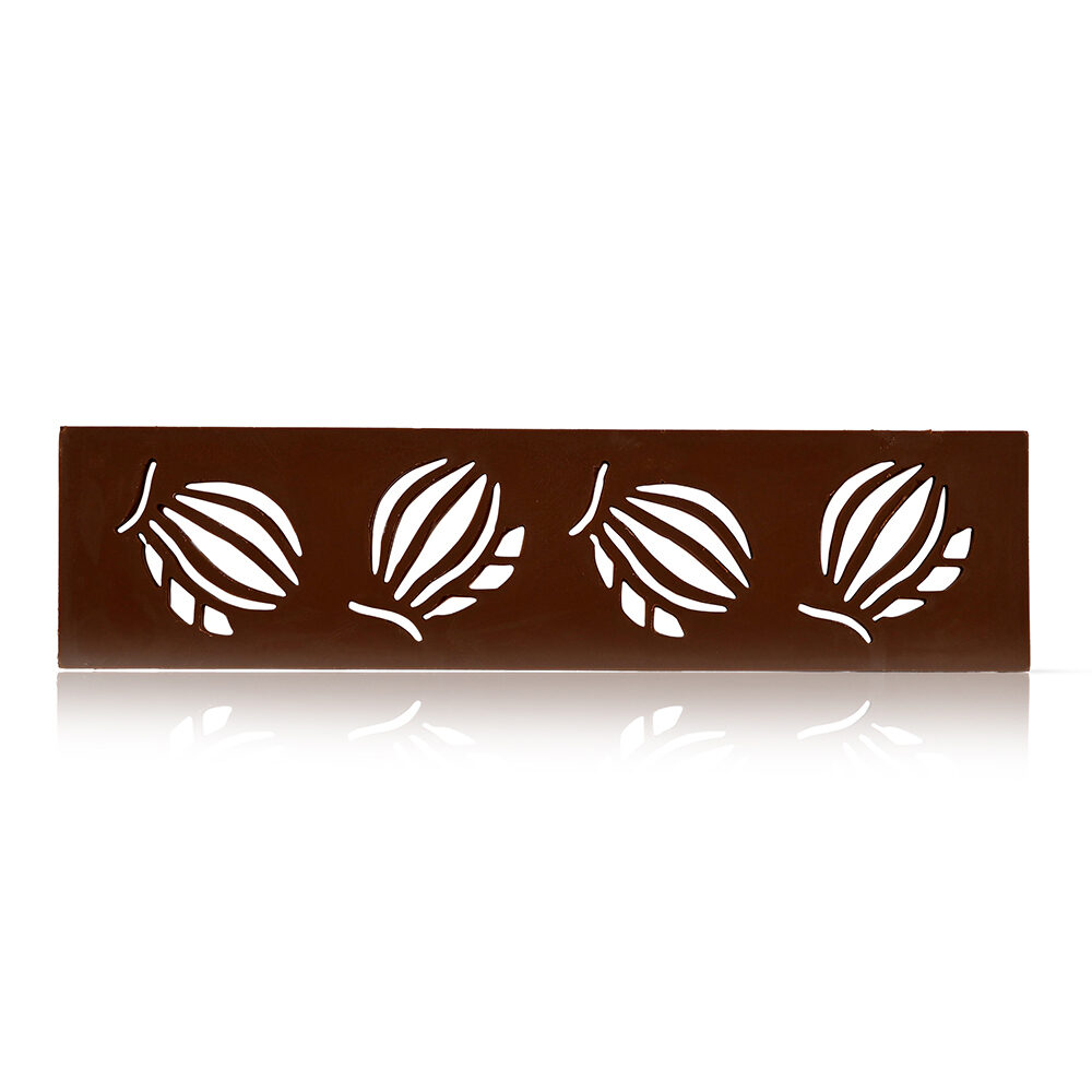 X120ST DECOR CHOCOLAT LACE TOPPER CACAO PODS DOBLA