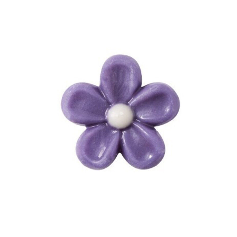 X300PC FLOWER PURPLE 2D D.2,2CM CHOCOLATE 1061188