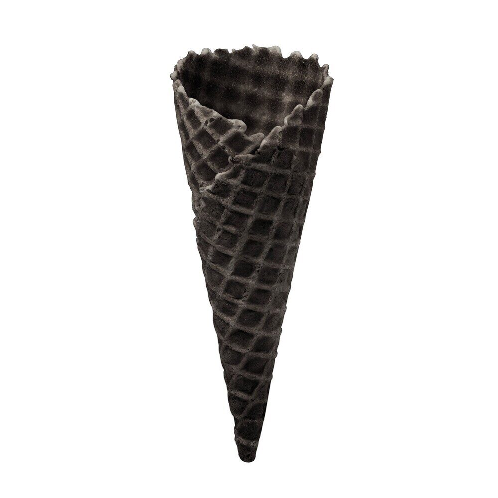 X140ST ICE BISCUIT - CONE BLACK/VANILLA D48MM H155MM NIC