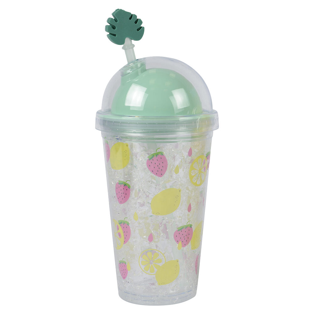 X1PC WATER BOTTLE FRUIT GREEN